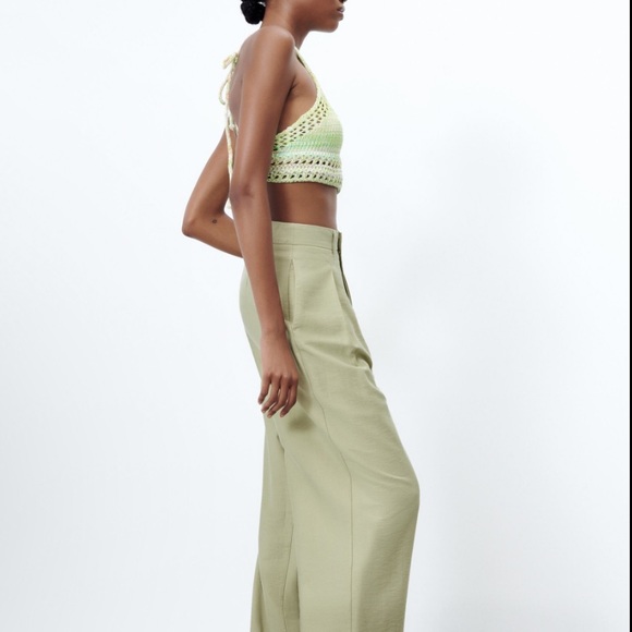 ZARA crochet KNIT TOP - Picture 7 of 11